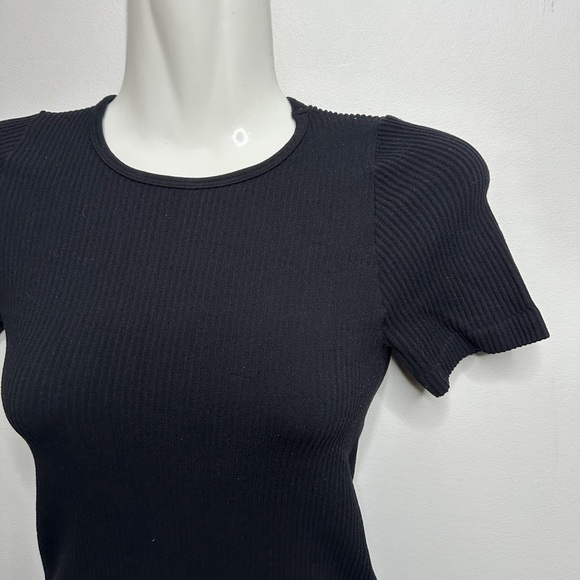 Aritzia The Group by Babaton Seamless Tee Bodysuit Black XS - Picture 3 of 12
